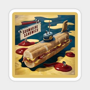 Submarine Sandwich Magnet