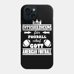 american football cooler als Fußball Quarterback Phone Case