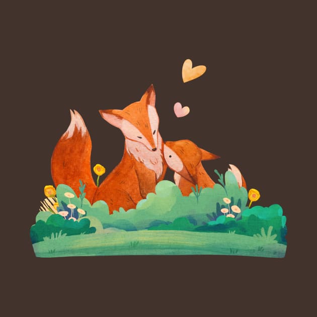 Mama fox loves big by AgnesTemplates