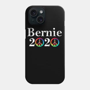 Vintage Bernie 2020 Peace Flag American Hippie Gift Phone Case