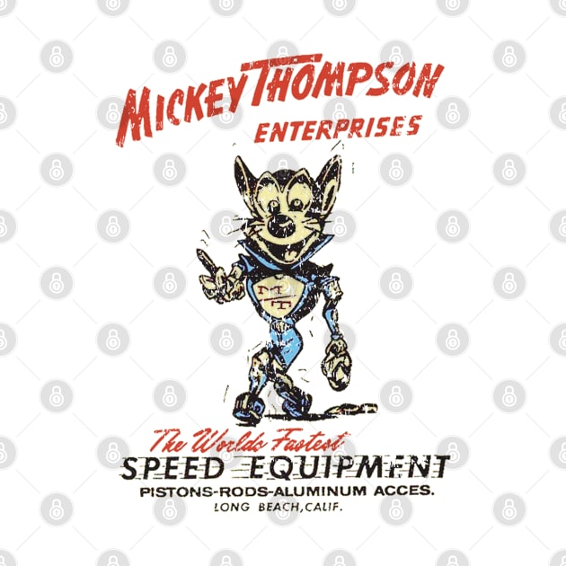 Mickey Thompson Enterprises Speed Equipment Drag Racing Cat by retropetrol