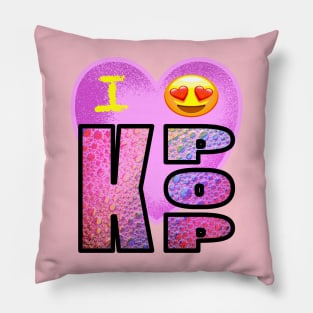 I LOVE K-POP Pillow