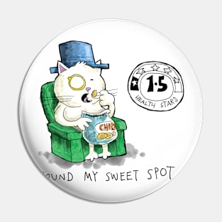 Dapper Cat - 1.5 stars Pin