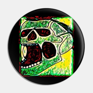 Retro skull Pin