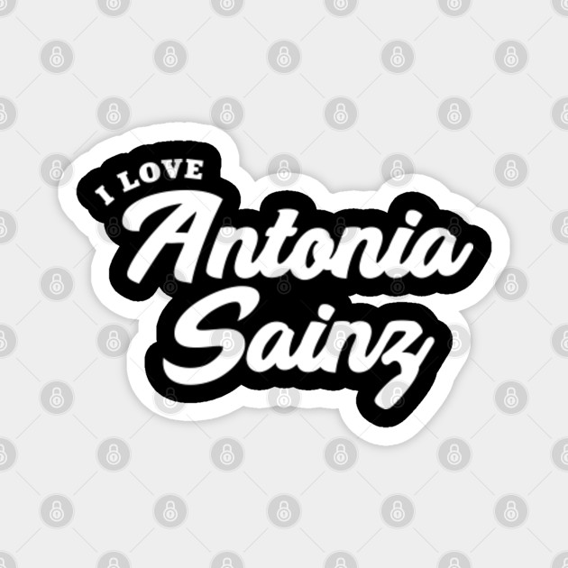 I Love Antonia Sainz Antonia Sainz Aimant Teepublic Fr