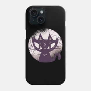 dark cat Phone Case