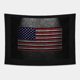 American Flag Stone Texture Tapestry