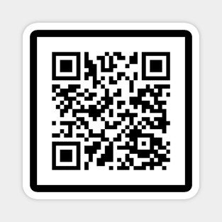 Rick Roll QR Code Magnet