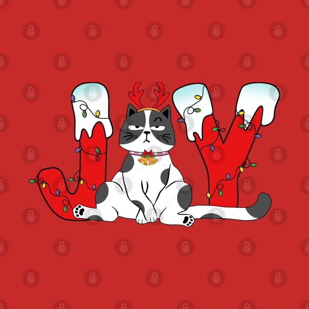 Joy - Angry Christmas Cat by Pop Cult Store