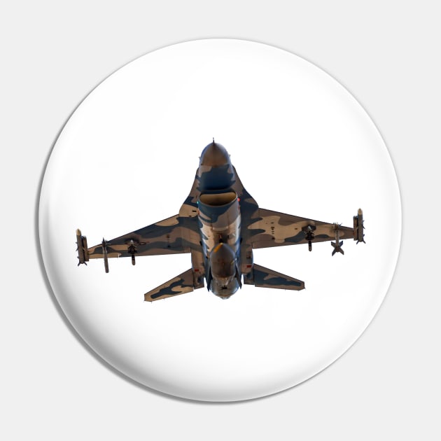 F-16 Blizzard Aggressor Head-On No Background Pin by acefox1