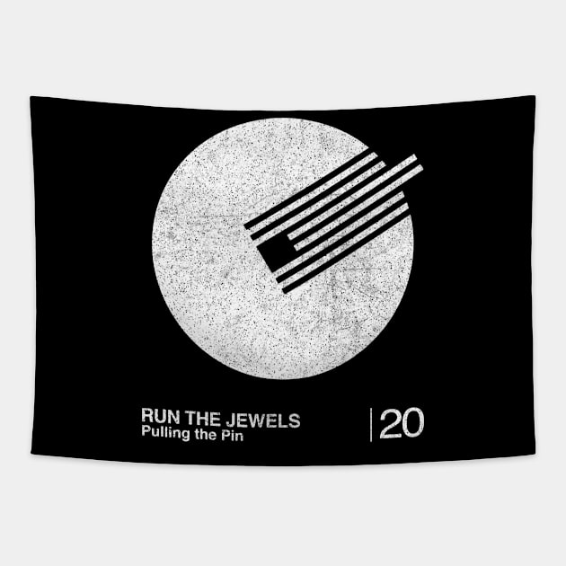 RTJ / Minimalist Graphic Artwork Fan Design Tapestry by saudade