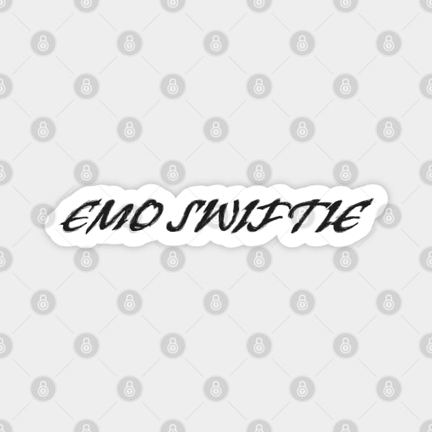 EMO SWIFTIE black Magnet by fangirlnea