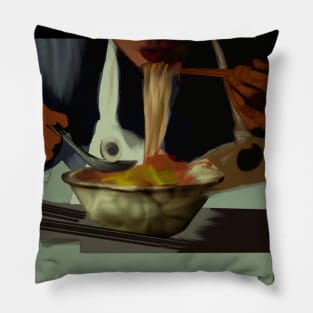 How to Slurp Your Ramen like an awesome noodle enthusiast chef Pillow