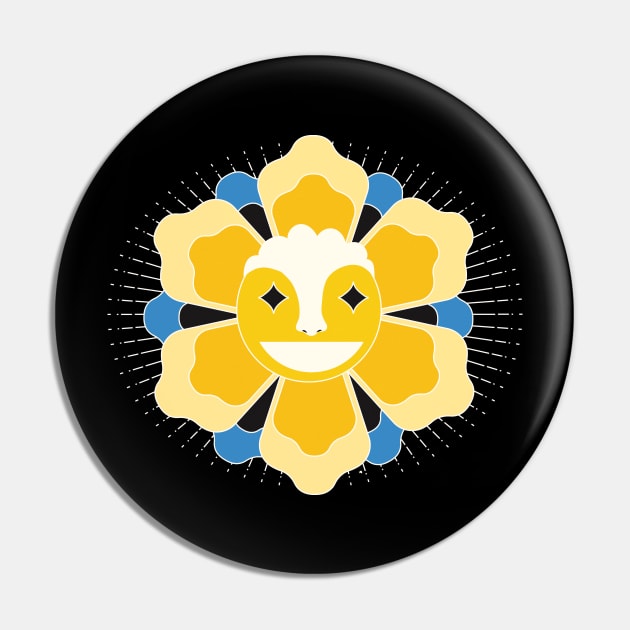 Funky Flower Pin by yoaz