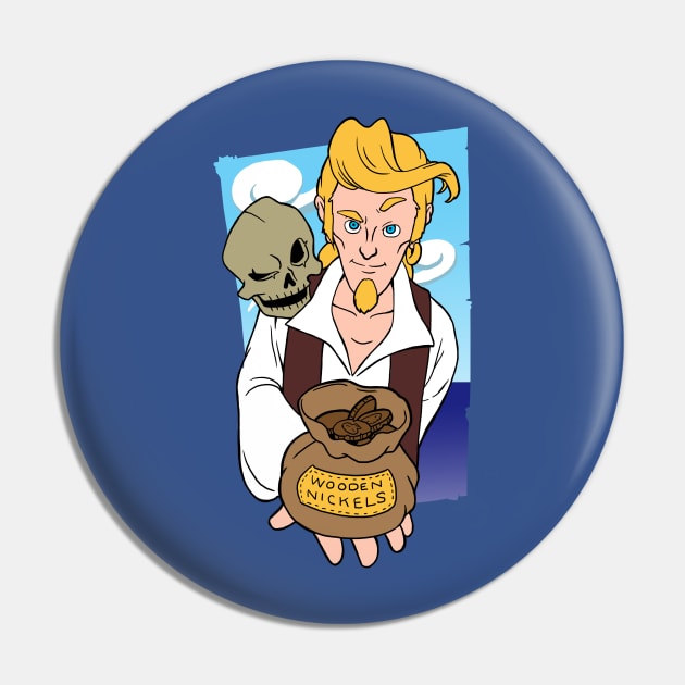 Guybrush and Murray Pin by spookyruthy