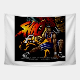 Shaq-Fu Title Screen Tapestry