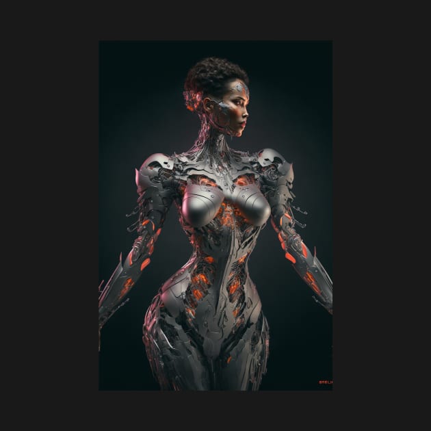 Cybernetic Female by AICreateWorlds