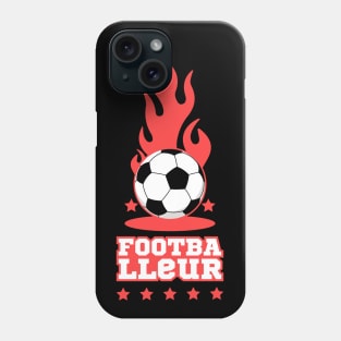 Footballeur - Le football - je joue au foot Phone Case