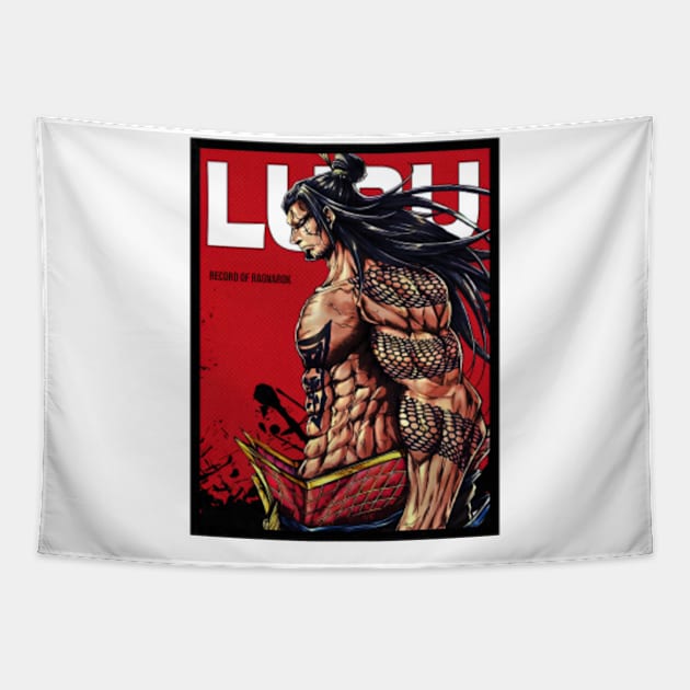 LuBu Red Comic Tapestry by beataamberd7