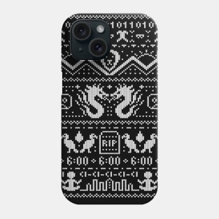 Ugly Christmas Sweater Pattern Phone Case