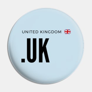 United Kingdom .UK domain - Britain Pin