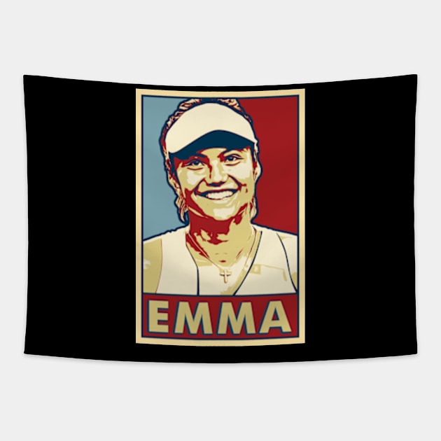 Pop Art Emma Raducanu Tapestry by Jogja Istimewa