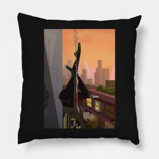 Spider Gwen sunset Pillow