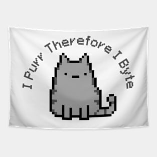 I Purr Therefore I Byte Tapestry