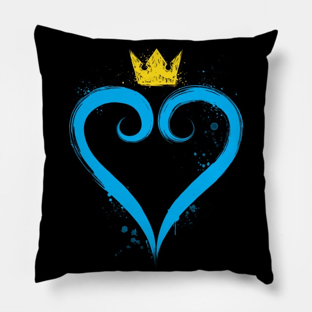 Kingdom Painting Pillow by DrMonekers