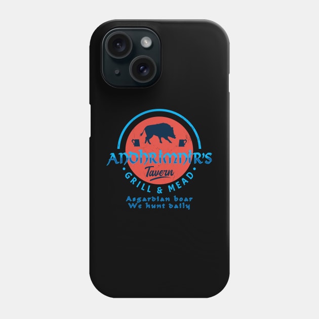 Andhrimnir's Tavern Phone Case by NicGrayTees