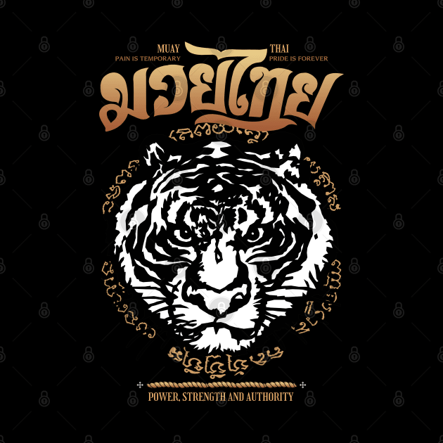 Muay Thai Tiger The Art of Eight Limbs by KewaleeTee