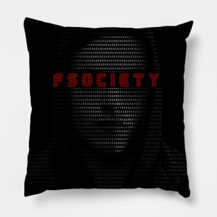 Elliott mr. robot - f.society.dat Pillow