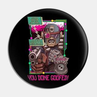 Cyber Police Pin