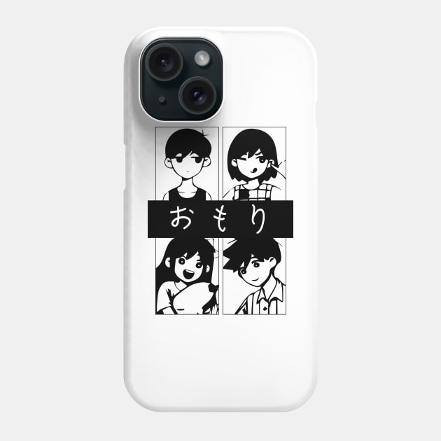 Omori (Omori, Kel, Aubrey und Hero) Phone Case by jasmin