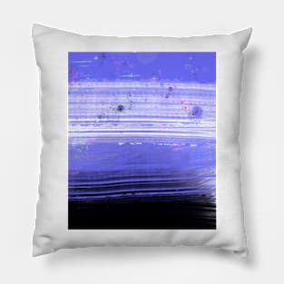 Abstract Landscape Violet Black Pillow