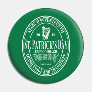 St. Patrick's Day oval Pin