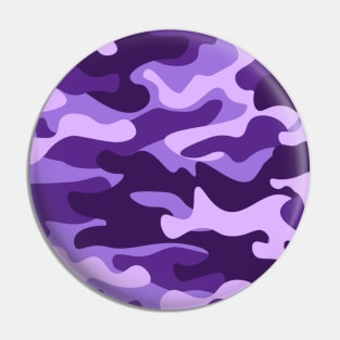 Purple camo Pin