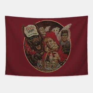 BeerWolf HALLOWEEN 80S - VINTAGE RETRO STYLE Tapestry