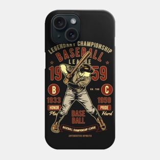 Vintage Baseball League Phone Case