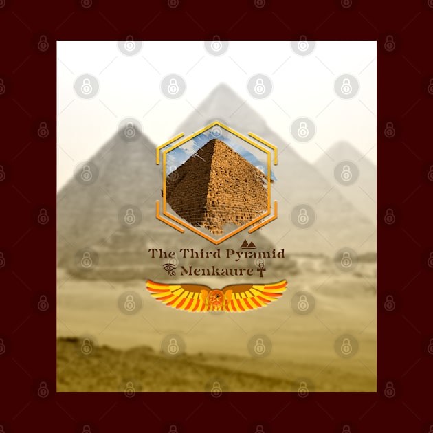 Third Pyramid in Giza, Egypt: Menkaure V04 by Da Vinci Feather