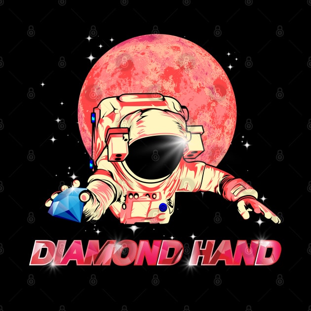 Diamond hand, Bitcoin, Amc crypto, To the moon by Lekrock Shop