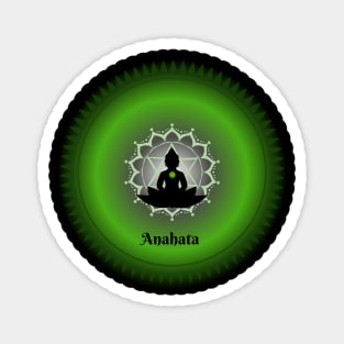 Anahata, Heart Chakra. Meditative, Mindfulness. Magnet