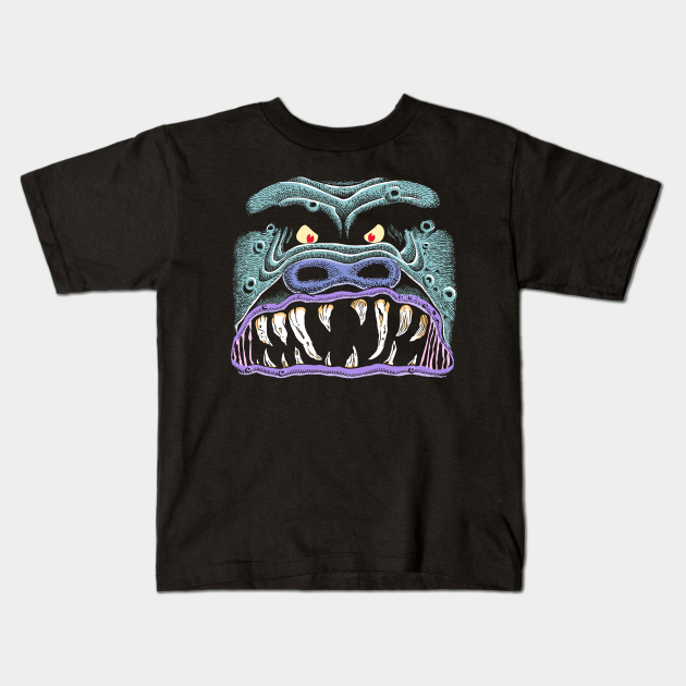 Monster Face - Monster - Kids T-Shirt | TeePublic