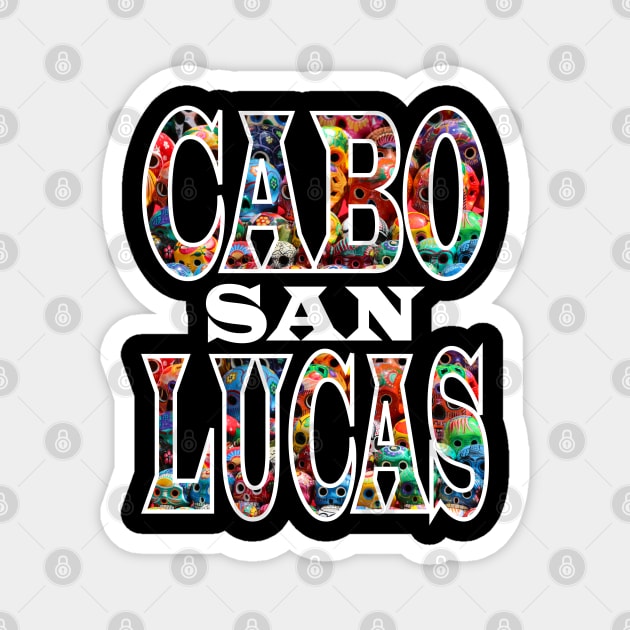 Sugar Skulls Cabo San Lucas Design Magnet by FilsonDesigns