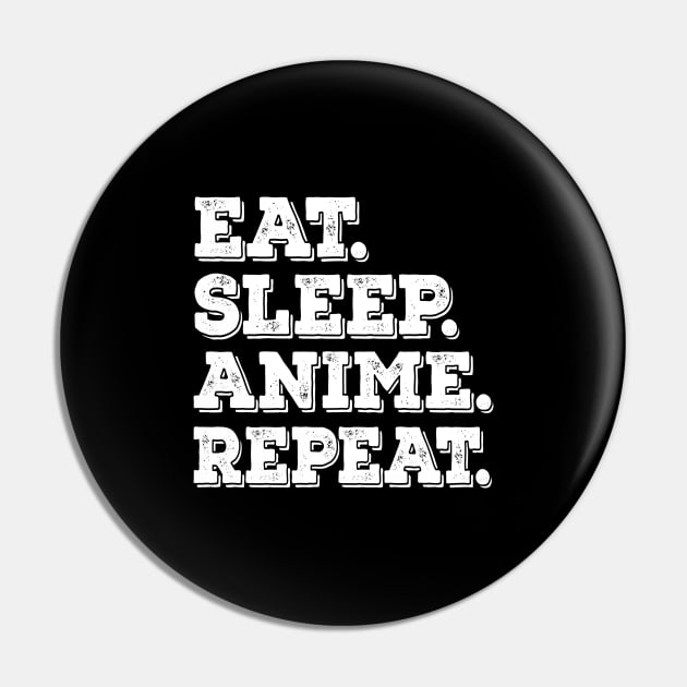 Eat Sleep Anime Repeat Pin by MEDtee