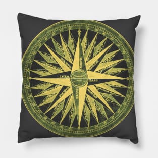 Vintage Compass Pillow