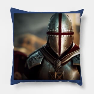 Knights Templar in The Holy Land Pillow