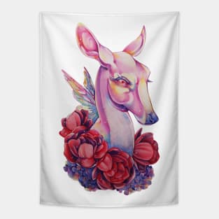 Pink Doe Tapestry