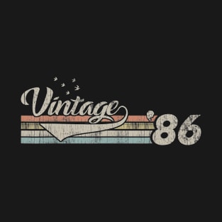 Vintage 1986 Design 34 Years Old 34th birthday T-Shirt