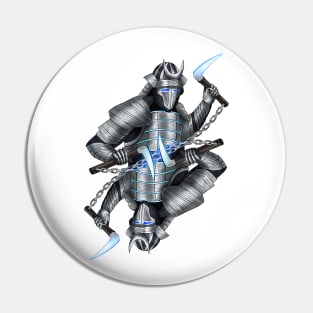 Futuristic Samurai Pin